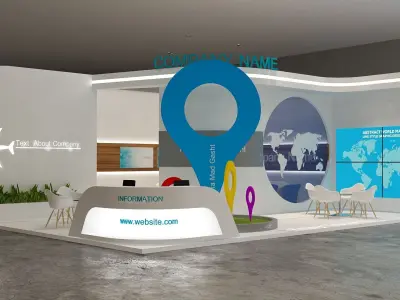 3D Exhibition 3D model get