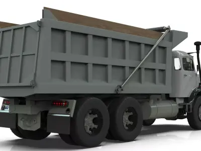 Mercedes-Benz 2624 Dump Truck 3D model
