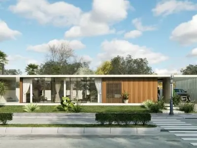  Exterior House Scene  3D model