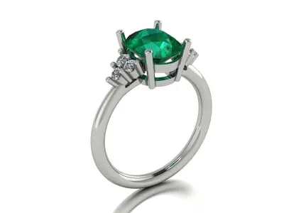 Jewelry Ring Gold 3D print model 8