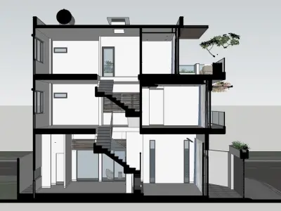 GenzC Construction Company Building 3D model
