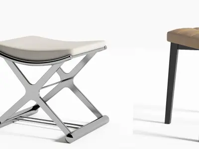 stool MAX chairs Tables Modern 3D model