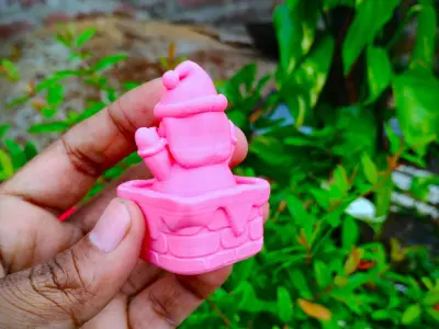 Christmas Special - Cute Santa stuck in Chimney 3D print model