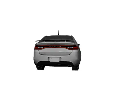 DODGE DART GT 2013 Low-poly 3D model