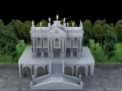 BASILIQUE SAINT JEAN DE LATRAN 3D model