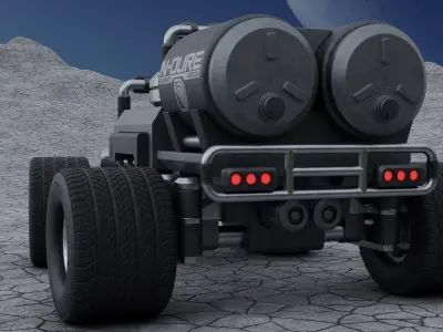 Sci-Fi Rover 3D model