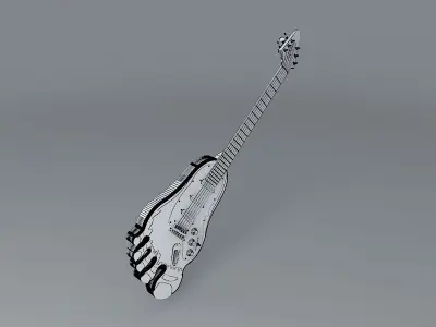 BIG foot guitar Free 3D model