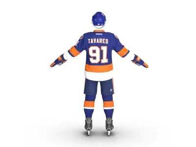 Hockey Equipment Islanders 3D model