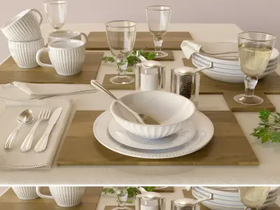 Seth kitchen set 3D model