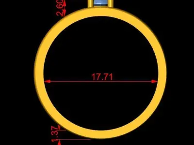 Band ring  3D print model purchase
