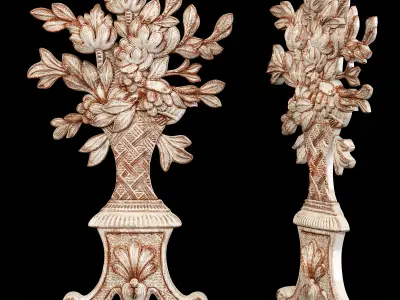 Classic carved 070 3D model