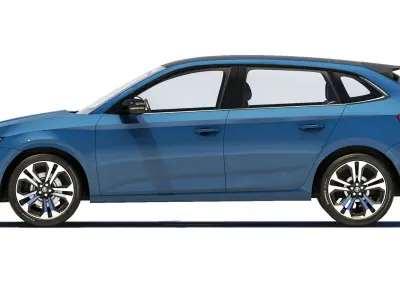 Skoda Scala 2019 3D model