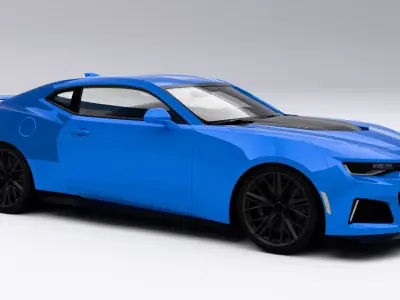 Chevrolet Camaro ZL1 Low-poly 3D model order