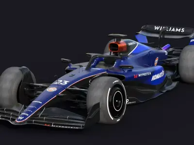 F1 Williams FW46 2024 3D model