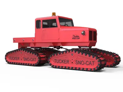 Tucker Sno-Cat 442a 3D model