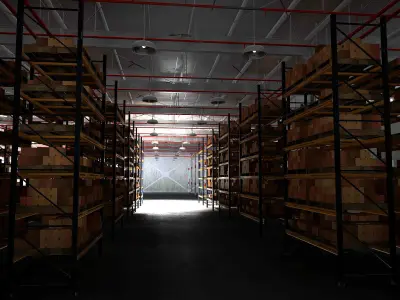 Warehouse 01 3D model