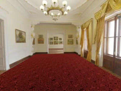 Luxury Royal 3D Carpet 3 Designs Fully Procedural  Low-poly 3D model