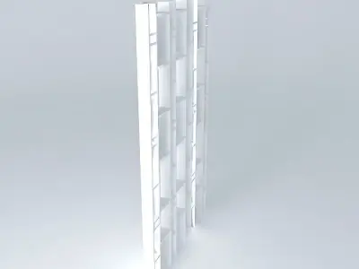 Modern Bookshelf Free 3D model