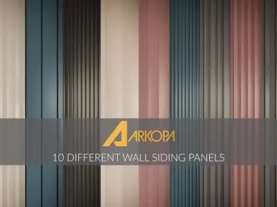 ARKOPA Wall Panel 3D Model Interior Scene 3D model