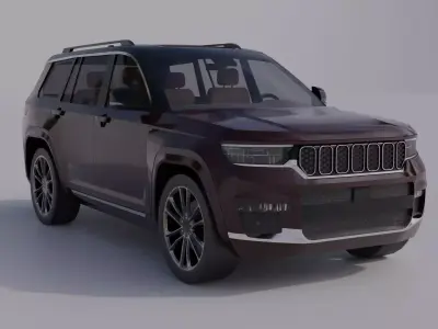 Generic Luxury SUV 1 Low-poly 3D model