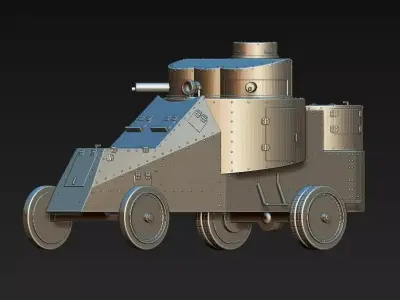 Mgebrov Armoured Cars 3D print model