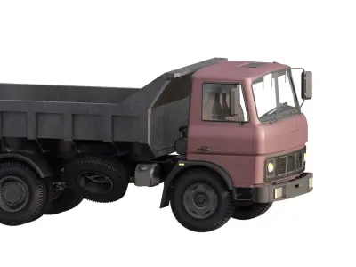 MAZ  dump truck 3D model