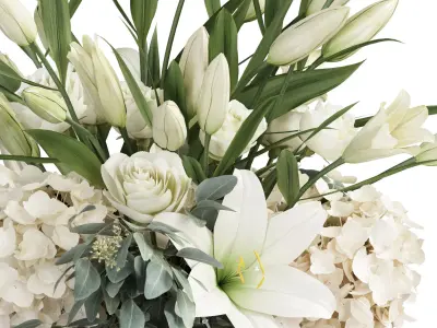 Flower In Vase 74 3D model