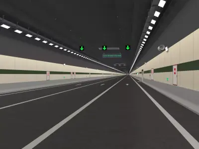 Tunnel Highway 3D model