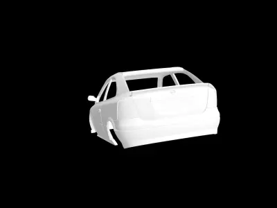 Opel Astra G 3doors Hatchback 3D print model