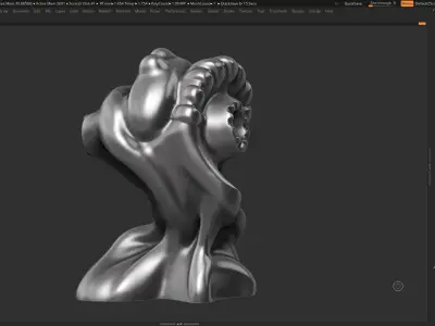 Modern Abstract Decorative sculpture 3d print model 122 3D print model