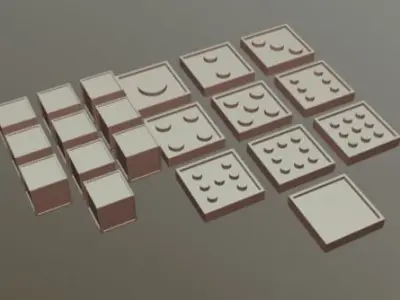Fun blocks  Free low-poly 3D model