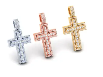 Custom Diamond Pendant 3D print model