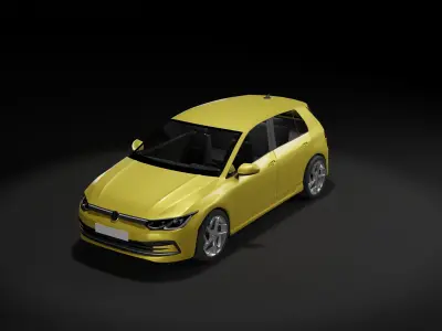 VW Golf 2020 3D model