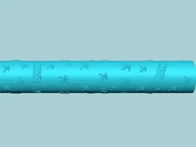Texture Roll 65 One Piece Positive - Fondant Decoration Maker 3D print model