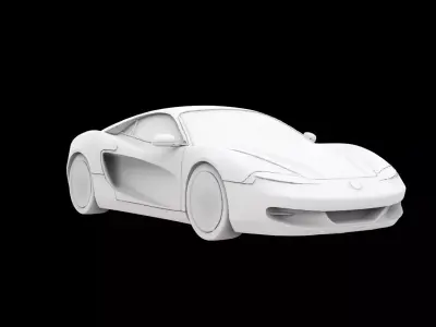 Race Car 3D Printable Model 3D print model