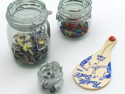 Decor Set for playroom Free 3D model