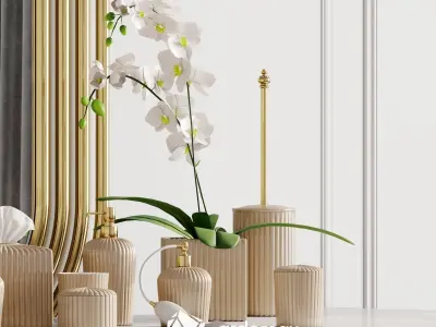 Decorative set 02 3D model