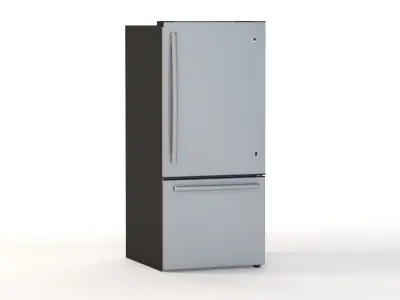 General Electric Energy Star Bottom Freezer Refrigerator 3D model