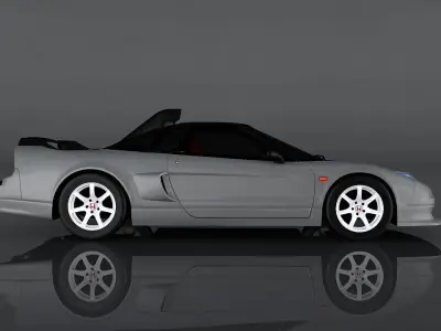 Honda NSX-R GT Low-poly 3D model