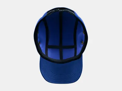 SUPREME BRUSHED CORDURA CAMP CAP ROYAL 3D model