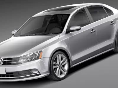 Volkswagen Passat B8 2015 3D model