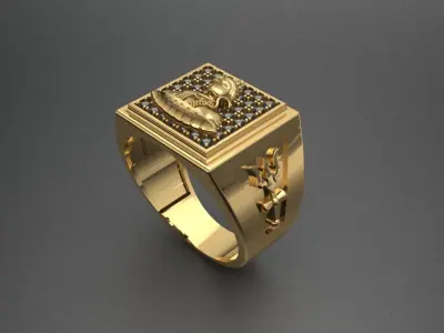 Ram Ring  3D print model