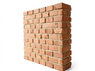 Brick Wall Rustic model pack Low-poly 3D model