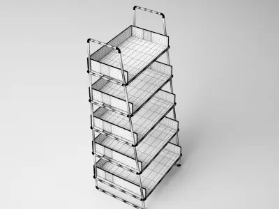 Home and Office - Book and Prop Shelf 3D model