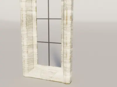 Cathedral Window Free low-poly 3D model