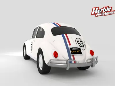 HERBIE VW BEETLE 1963  3D model