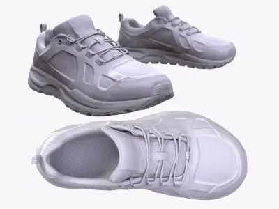 Sneakers 37 - All MH Bodies - UE5 Skeletons - Rigged Low-poly 3D model