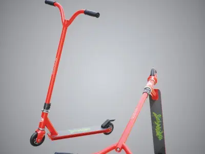 Scooter two scooters 3D model