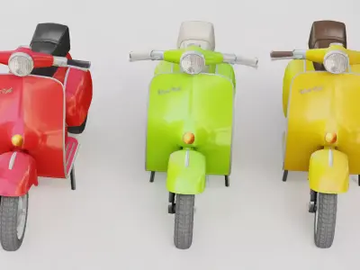 Indos  scooters  3D model