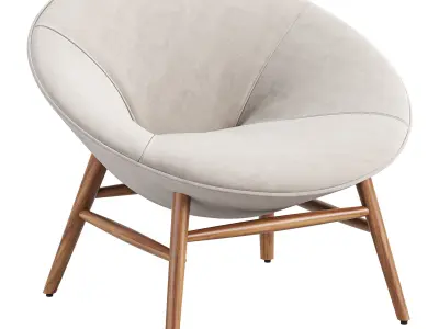 Muse Armchair by Davisfurniture 3D model
